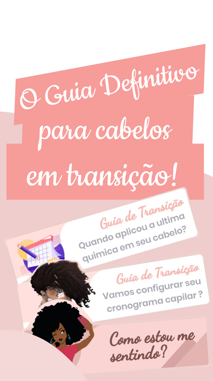 Tela do app Minha Transição Capilar
